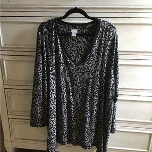 Chico’s Tunic Length Top Size 4 (XXL)
